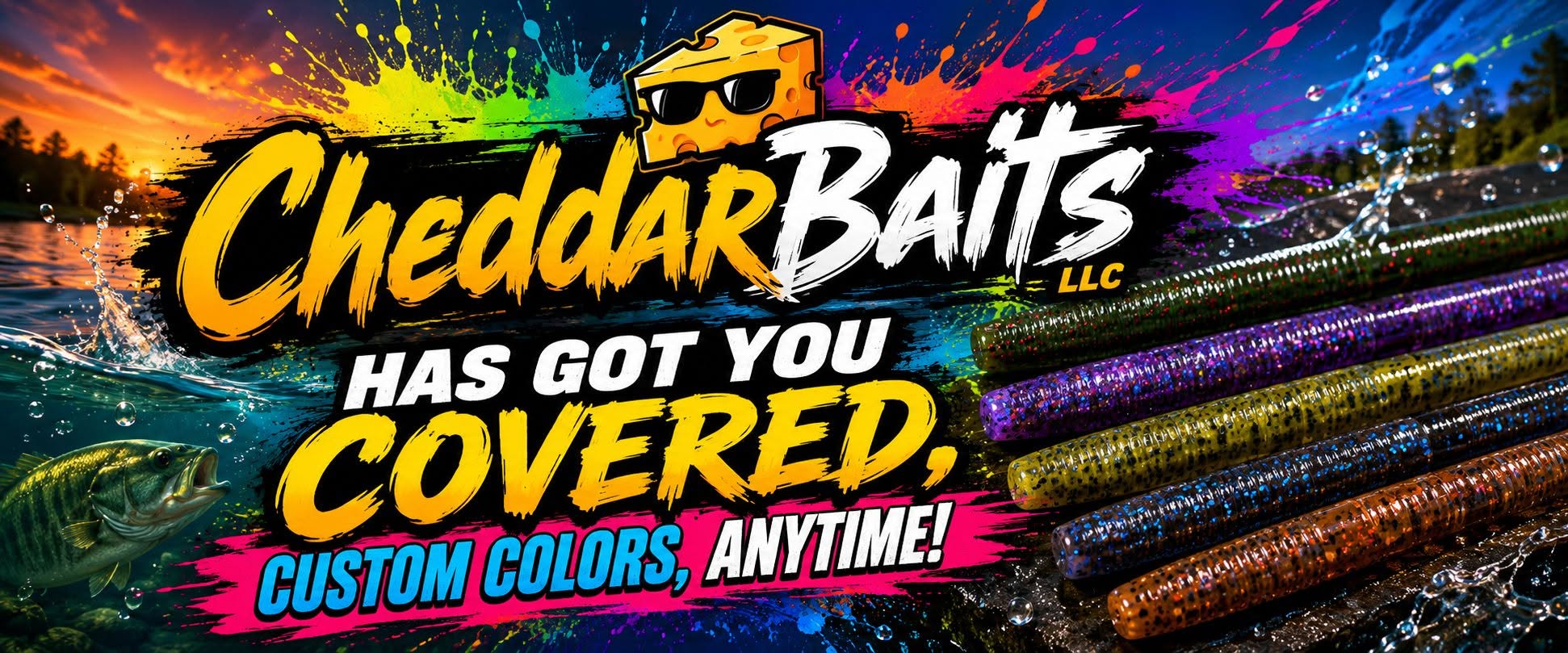 CheddarBaits custom fishing lures